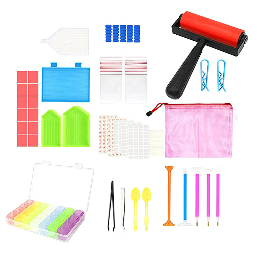 60 Pieces 5D Diamond Painting Tools, Painting Accessories Diamond Cross Sticky