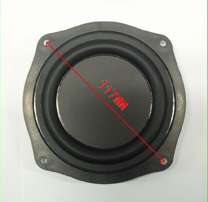 2pcs 4"inch Bass diaphragm Woofer Film passive Speaker board With plastic stand