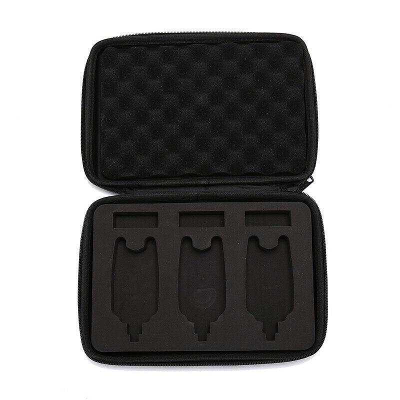 carp fishing bite alarms&swinger drop Indicator in zipped protection ca box Xz