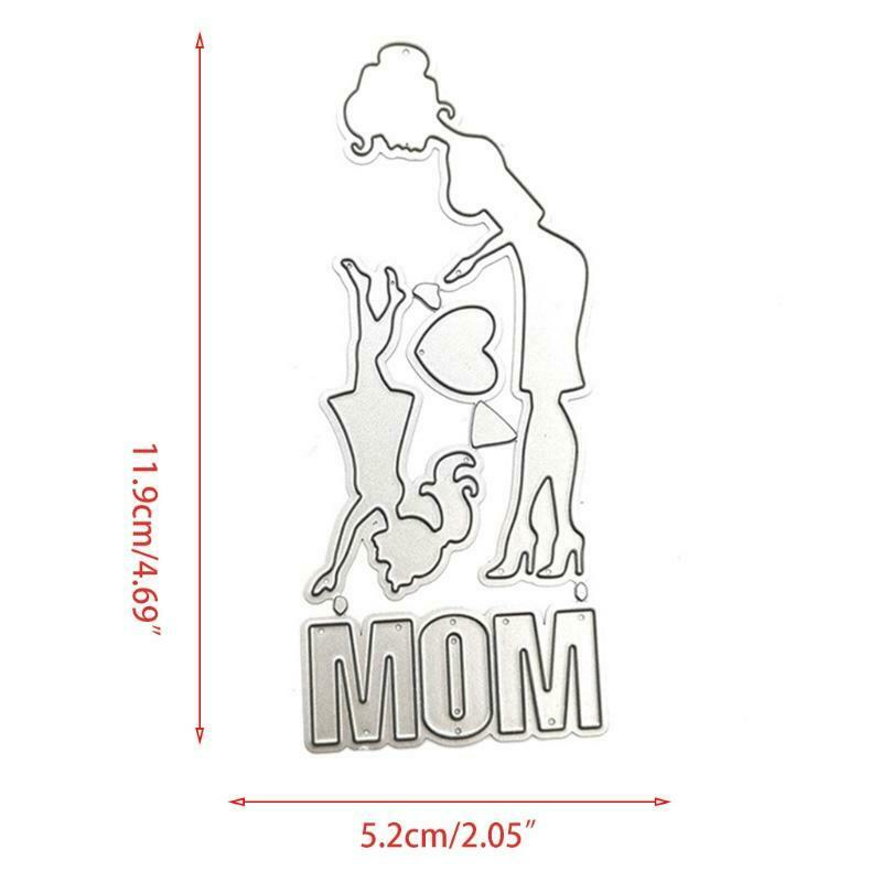 Mother Daughter Metal Cutting Dies Stencil Scrapbooking DIY Album Stamp Paper