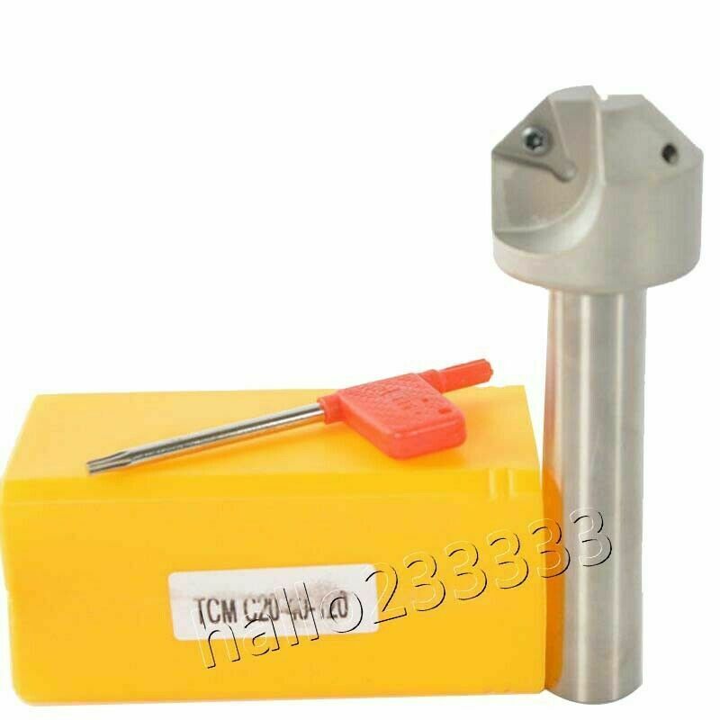 45°(18-40mm)TCMT C20-40-120 straight shank centering chamfering cutter For TCMT