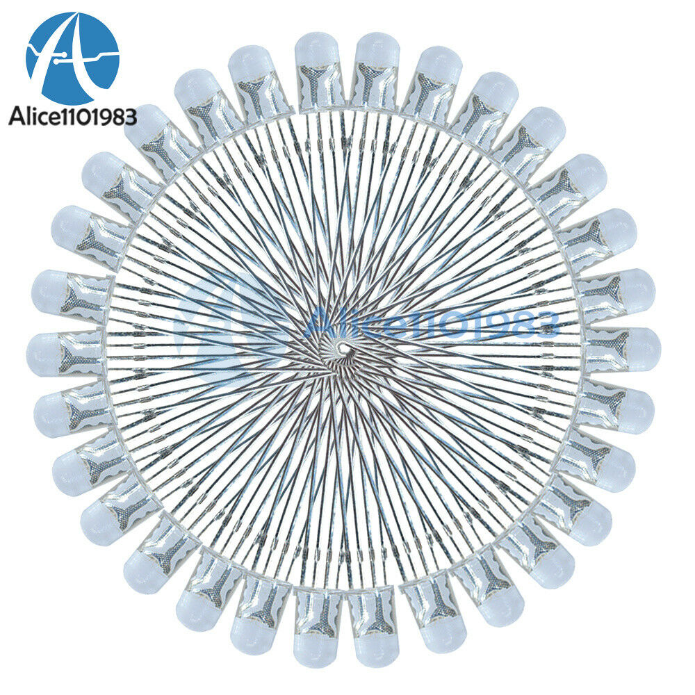 20PCS 5mm 4pin RGB Tri-Color Common Anode LED Light Red Green Blue