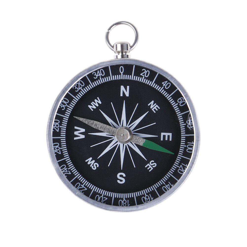 Pocket Hiking Camping Lightweight Aluminum Outdoor Emergency Compass Navig.l8
