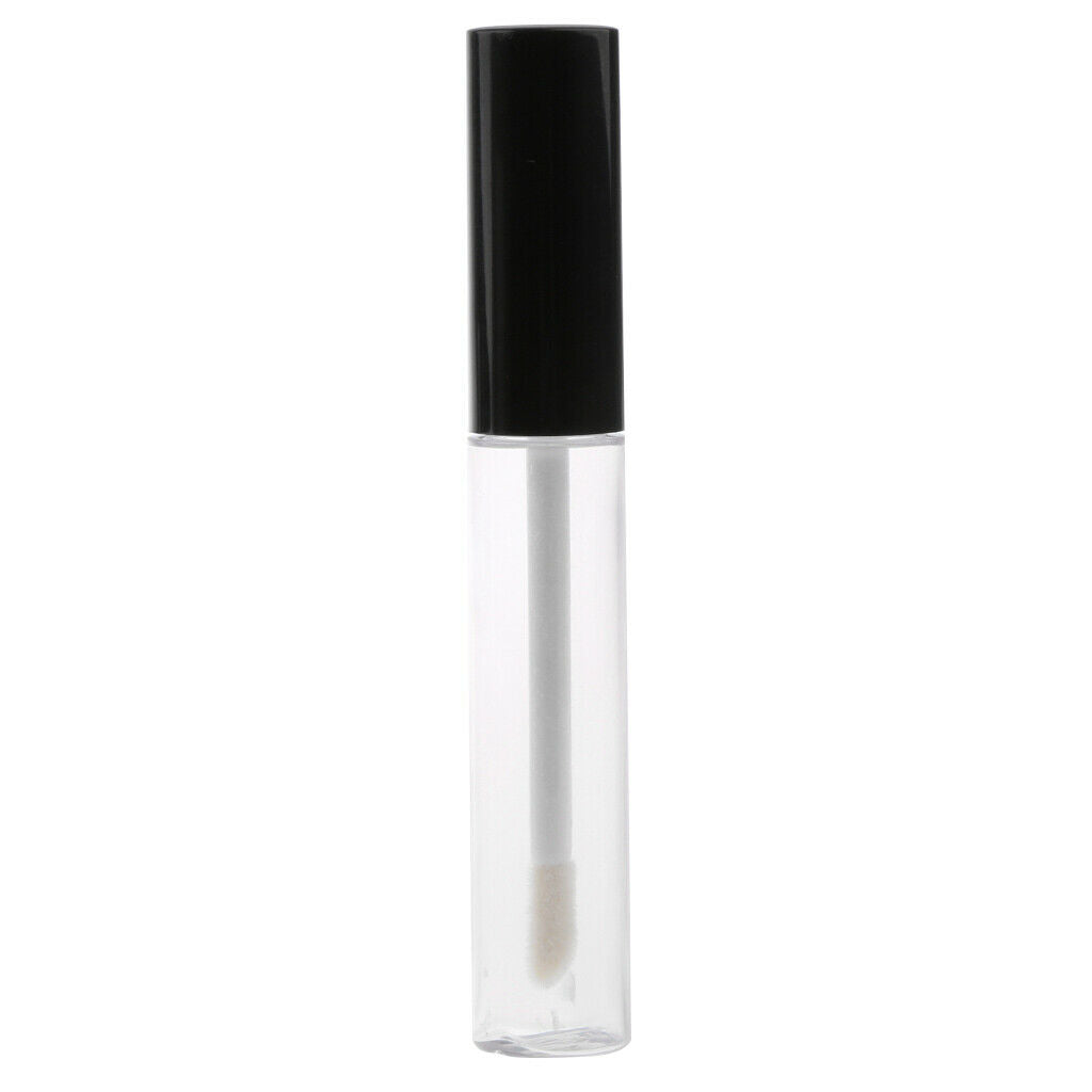 Set 8 Bottles Clear Plastic Mascara  Lip Gloss Empty Tube Vial