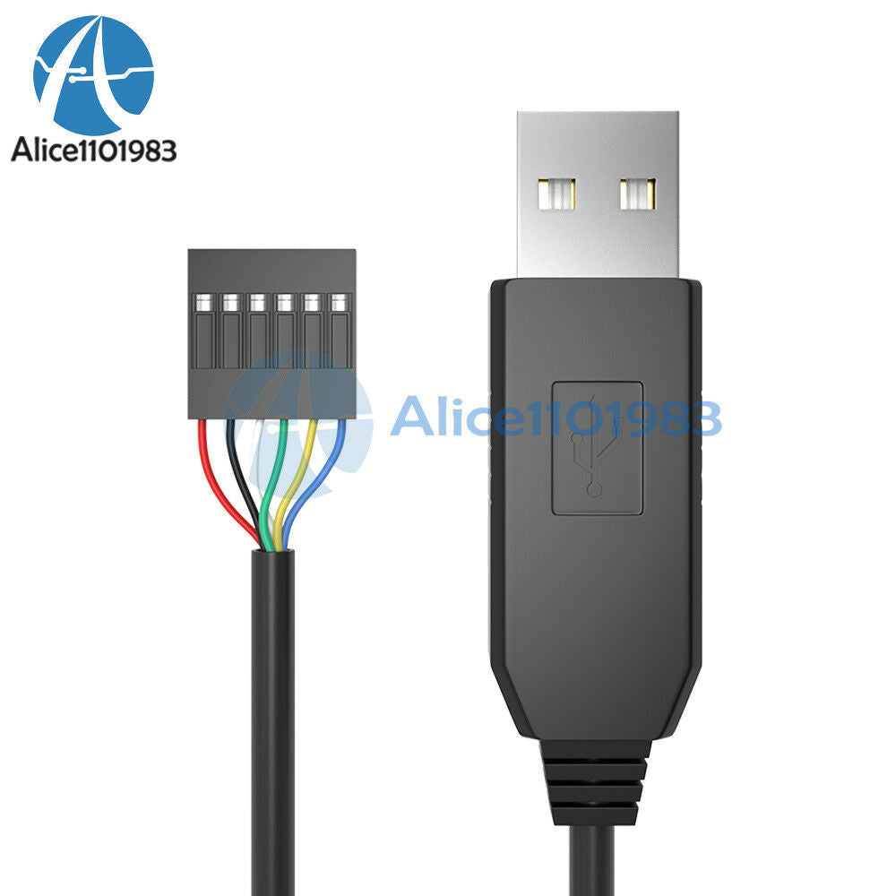 5PCS 6pin FTDI FT232RL USB to Serial adapter module TTL RS232 For Arduino Cables