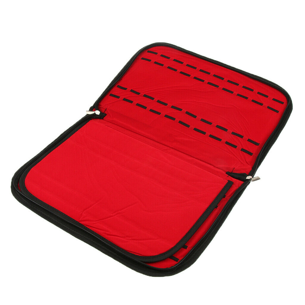 20 Slots Leather Velvet Watch Storage Display Box Bag Holder Organizer