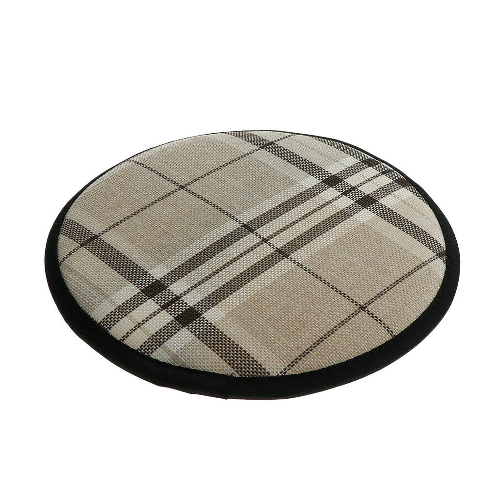 2xNon-slip Cotton Office Home Chair Cushion Dining Chair Seat Pad Round 28cm