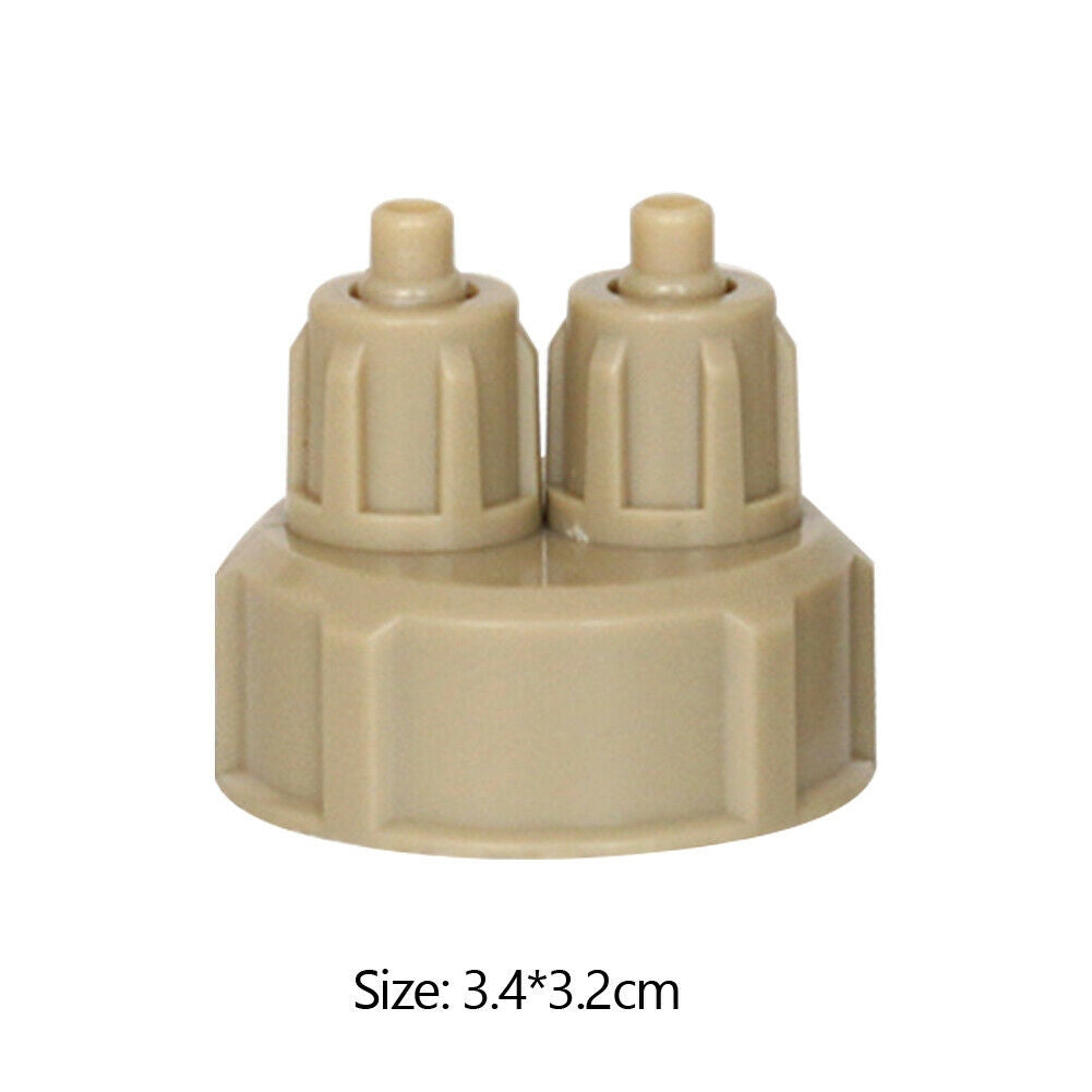 Aquarium CO2 Generator Bottle Cap Fish Tank DIY Air Diffuser Valve Guage @
