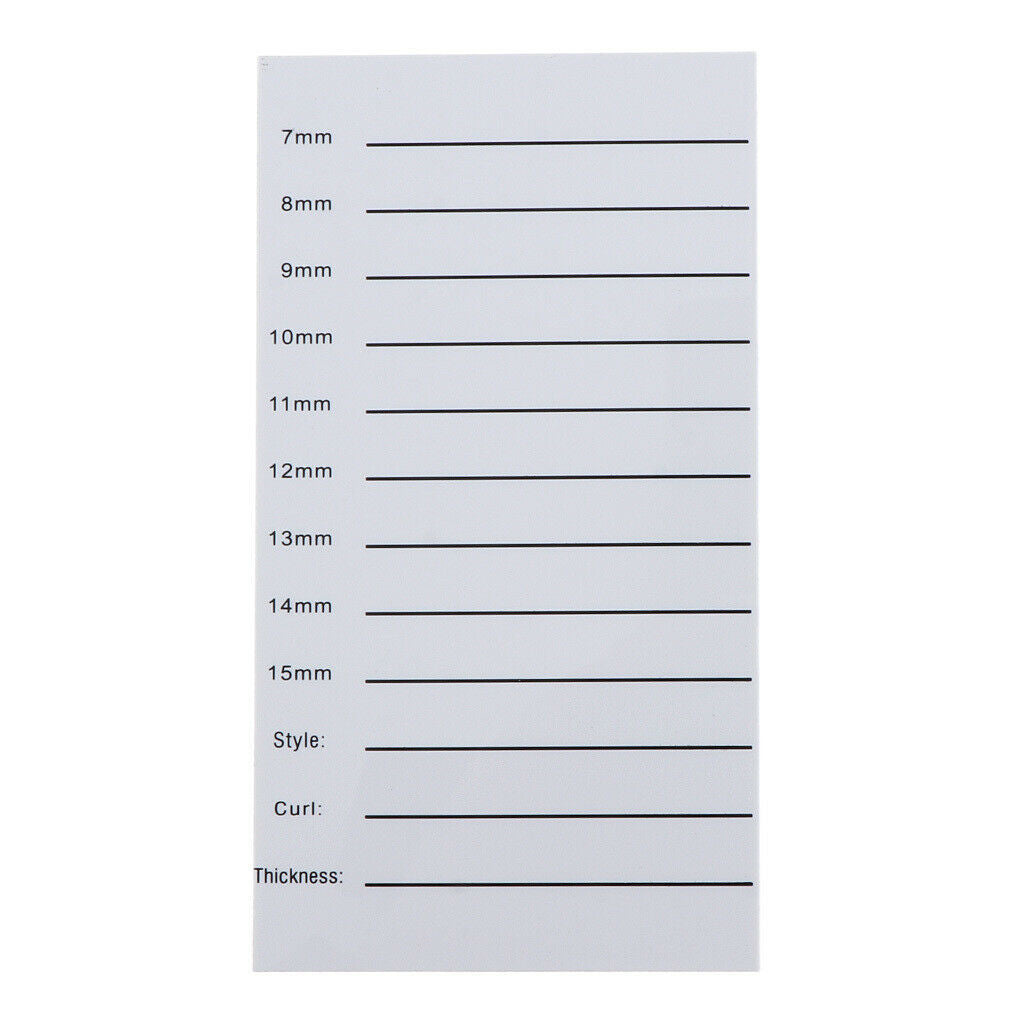2x Plastic Eyelash Extension Tray Glue Pallet Holder Lash Plate Stand Board