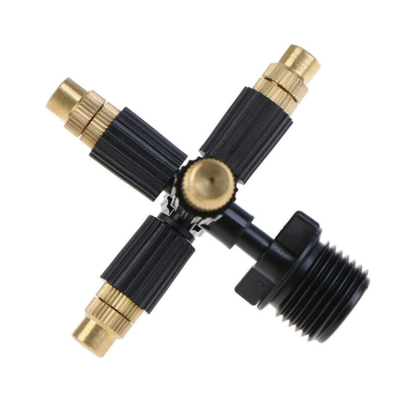 Garden Sprinklers Automatic Adjustable Watering Grass Lawn Rotating 5 Noz.l8