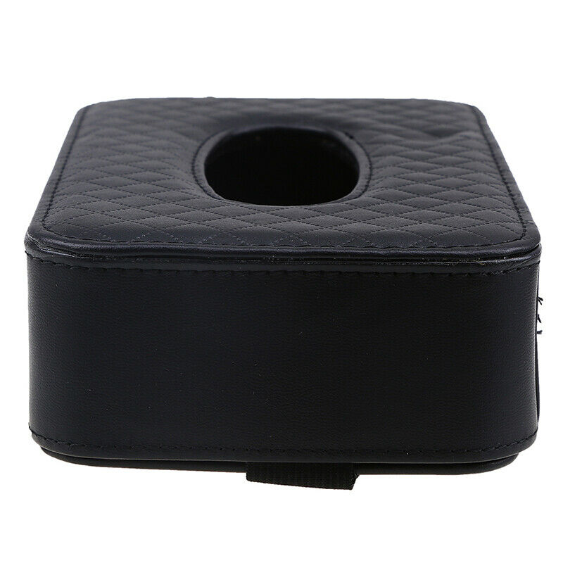 1PC Car Tissue Box Universal Leather Organizer Napkin Holder Paper Towel Storage