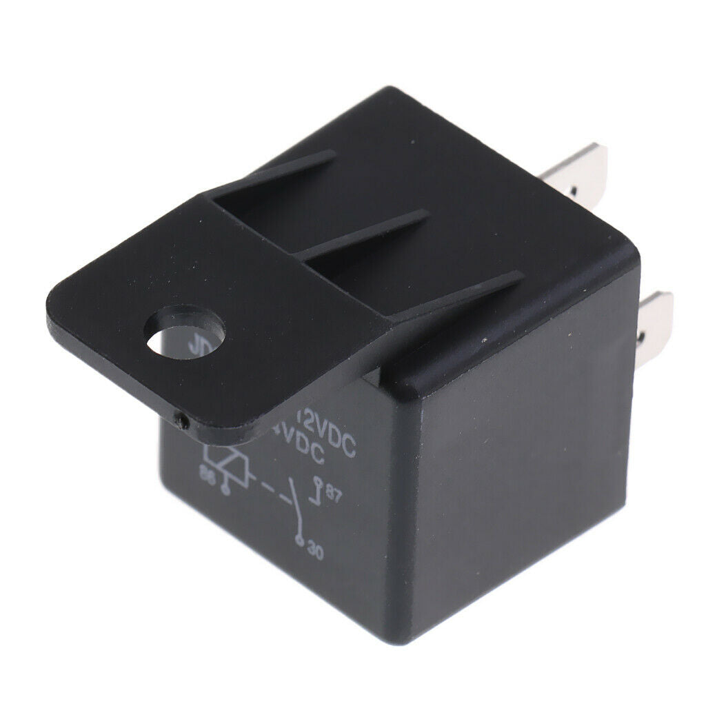 Automotive Truck Relay 12V 40Amp N/O 4 Pin Resistor Protected with Bracket