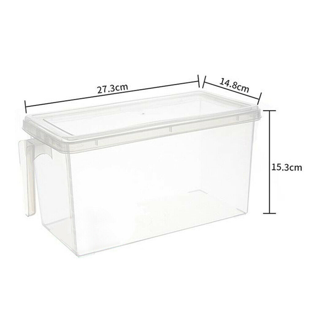 Plastic Storage Box Kitchen Fridge Organizer Fresh Egg Sugar Vegetable
