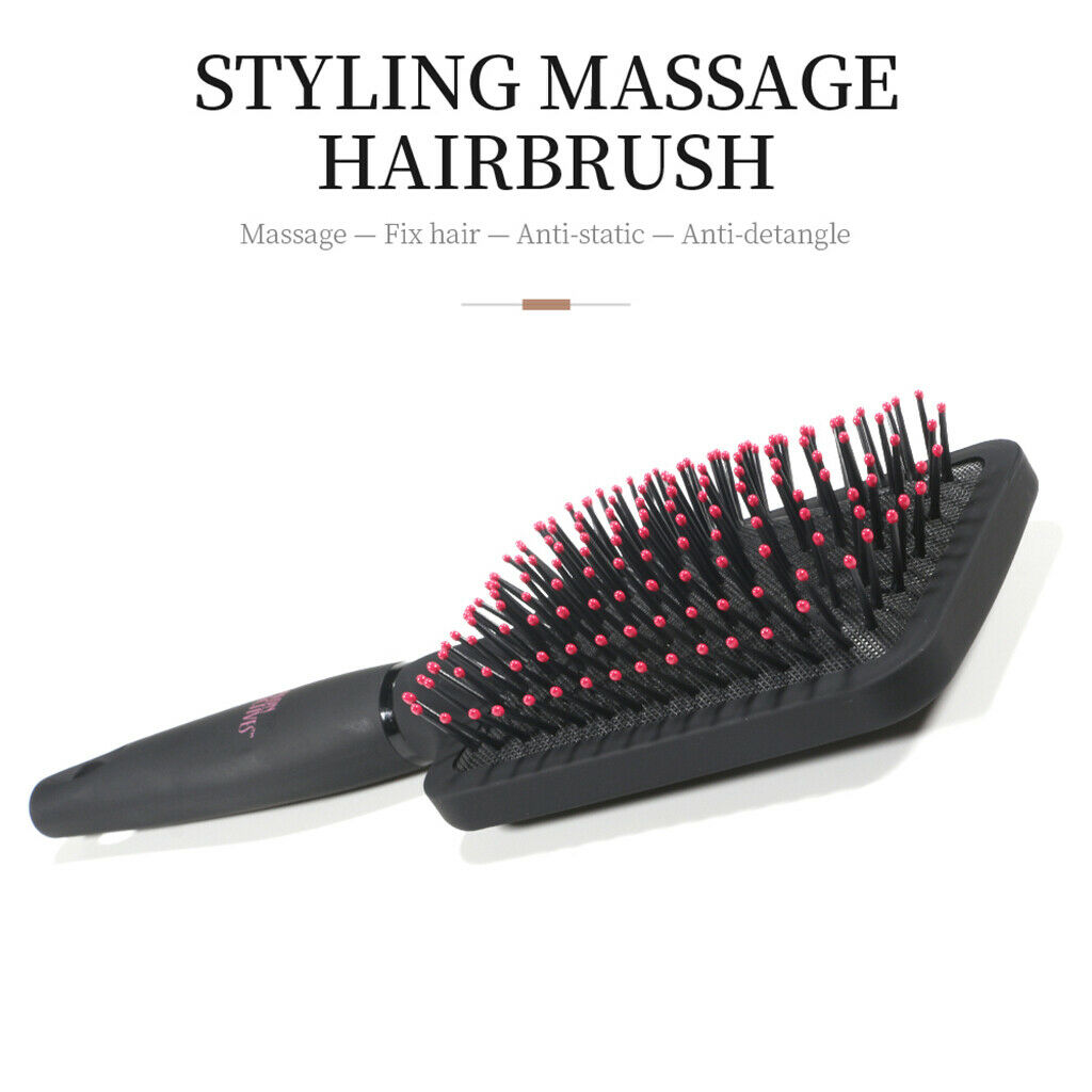 Women Men Nylon Needle Anti-static Massage Hair Straight Curly Hair Comb 10