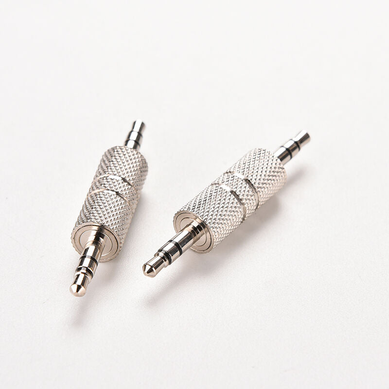 2X 3.5mm Stereo Male to Male Audio Headphone Adapter Jack Coupler Connecto.l8