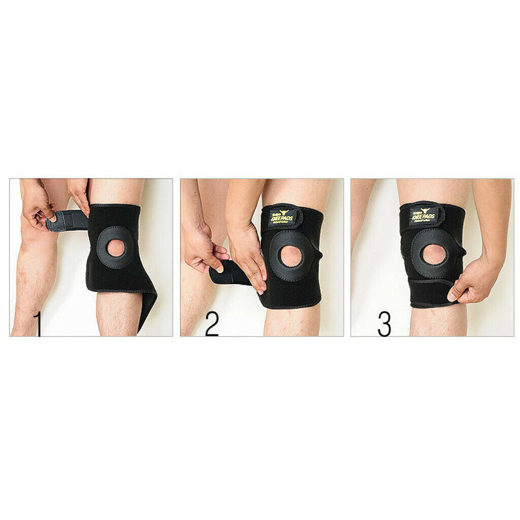 Universal Adjustable Sports Hiking Cycling Kneepad Wicking Radiating