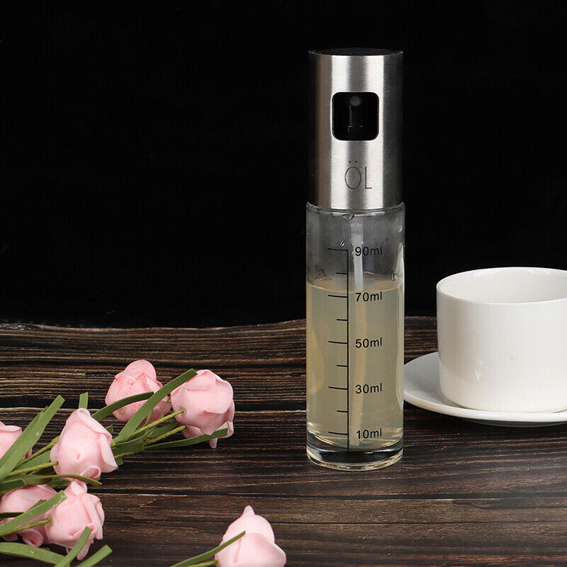 Olive Oil Sprayer Dispenser Glass Oil Vinegar Spray Bottle Oil Pot Kitchen TBDA