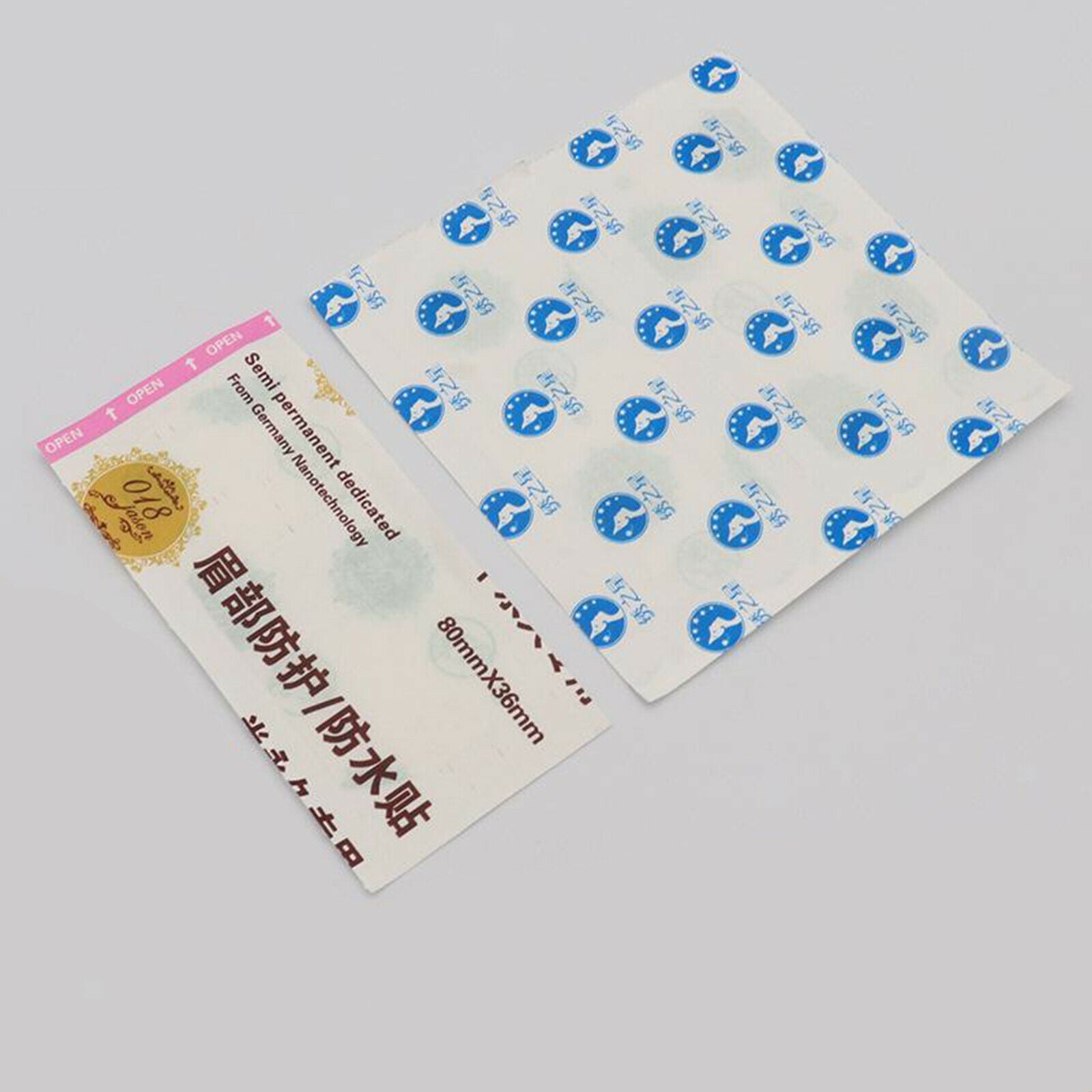 10Pcs Microblading Tattoo Eyebrow Wrap Cover Film Permanent Makeup Accessory