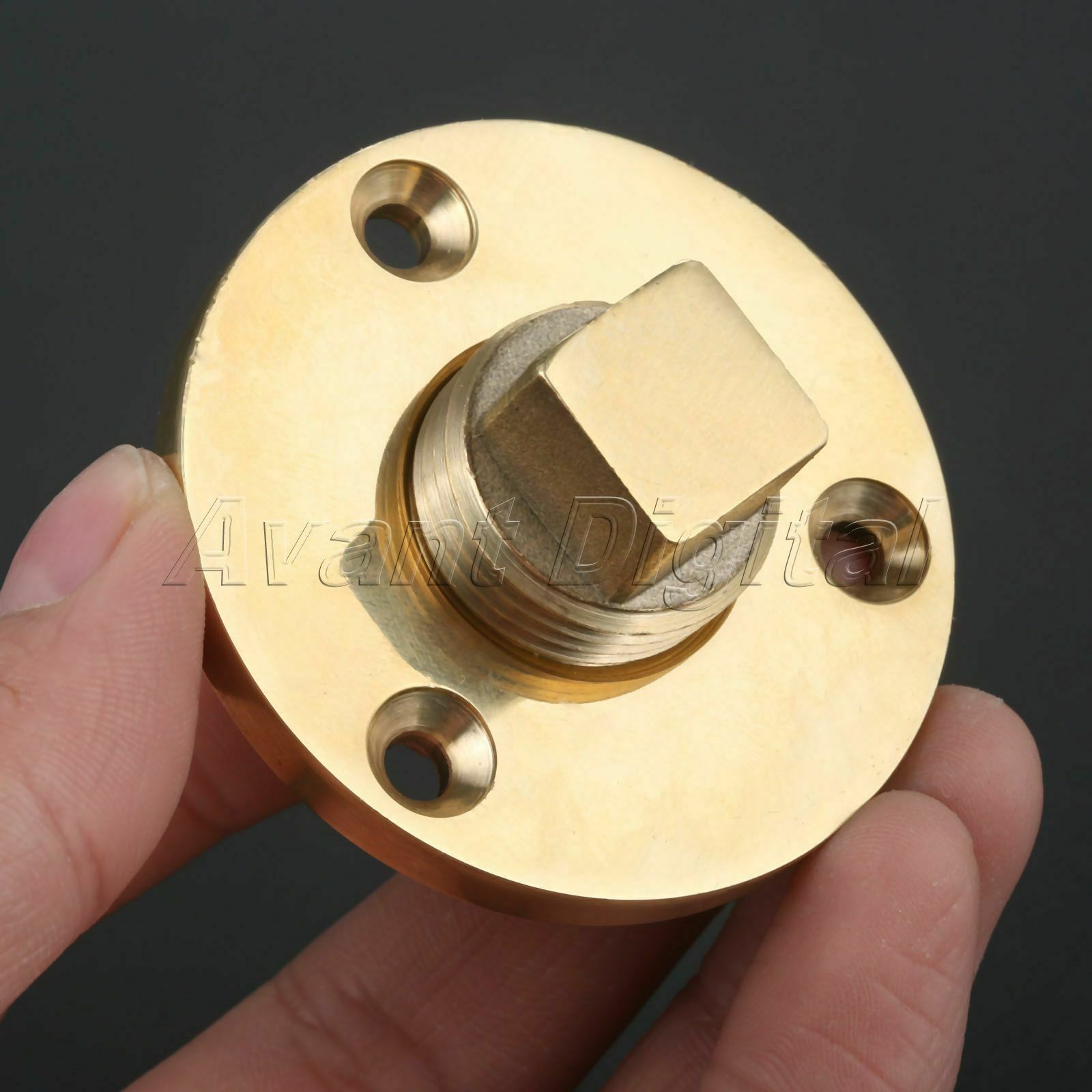 1x 1 inch Boat Screw Type Drain Plug Bung Bronze Watercraft Garboard Accessories