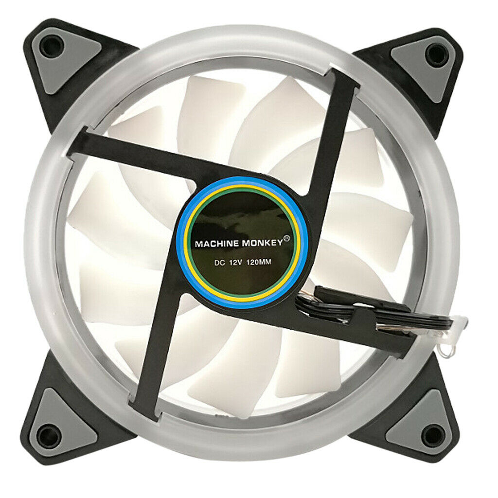 120mm 12cm Hydraulic Bearing Computer Case CPU Cooling Fan RGB LED Cooler