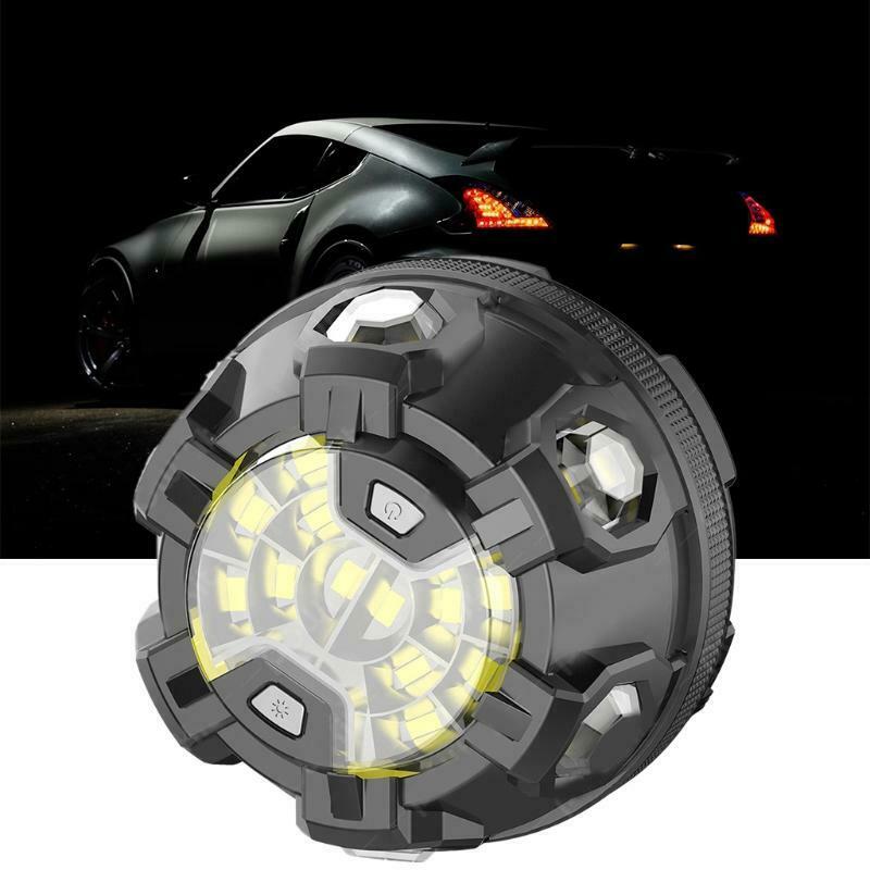 Traffic Flash Flares Road Safety Alert Warning Light Emergency LED Strobe Lamp