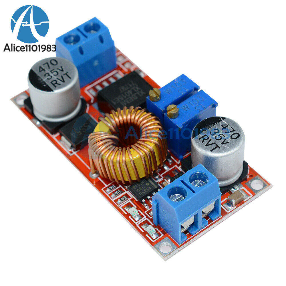 Lithium Charger Step down 5A 5V-32V to 0.8V-30V Power Supply Module LED Drive 5A