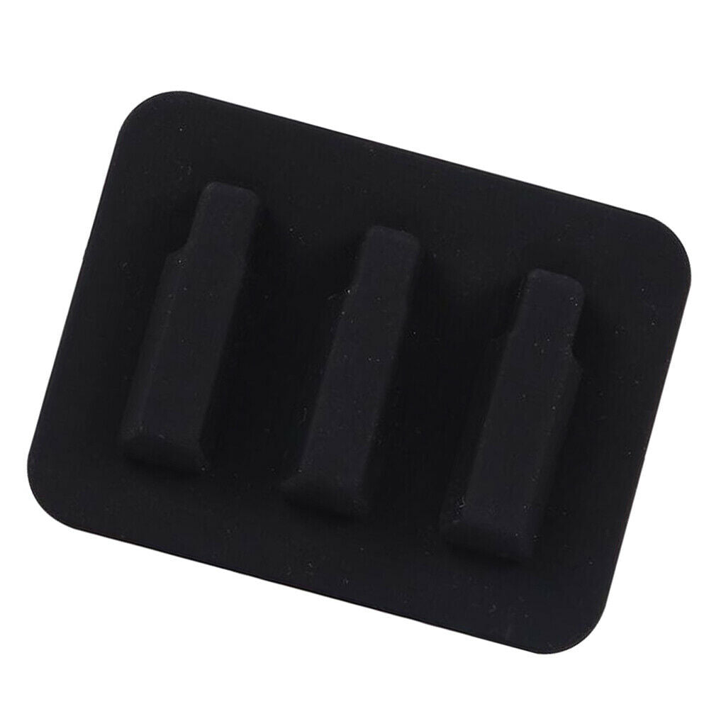2.95x2.36inch Black Guitar Mute Pad Practice Pad Guitar Guitar Musical