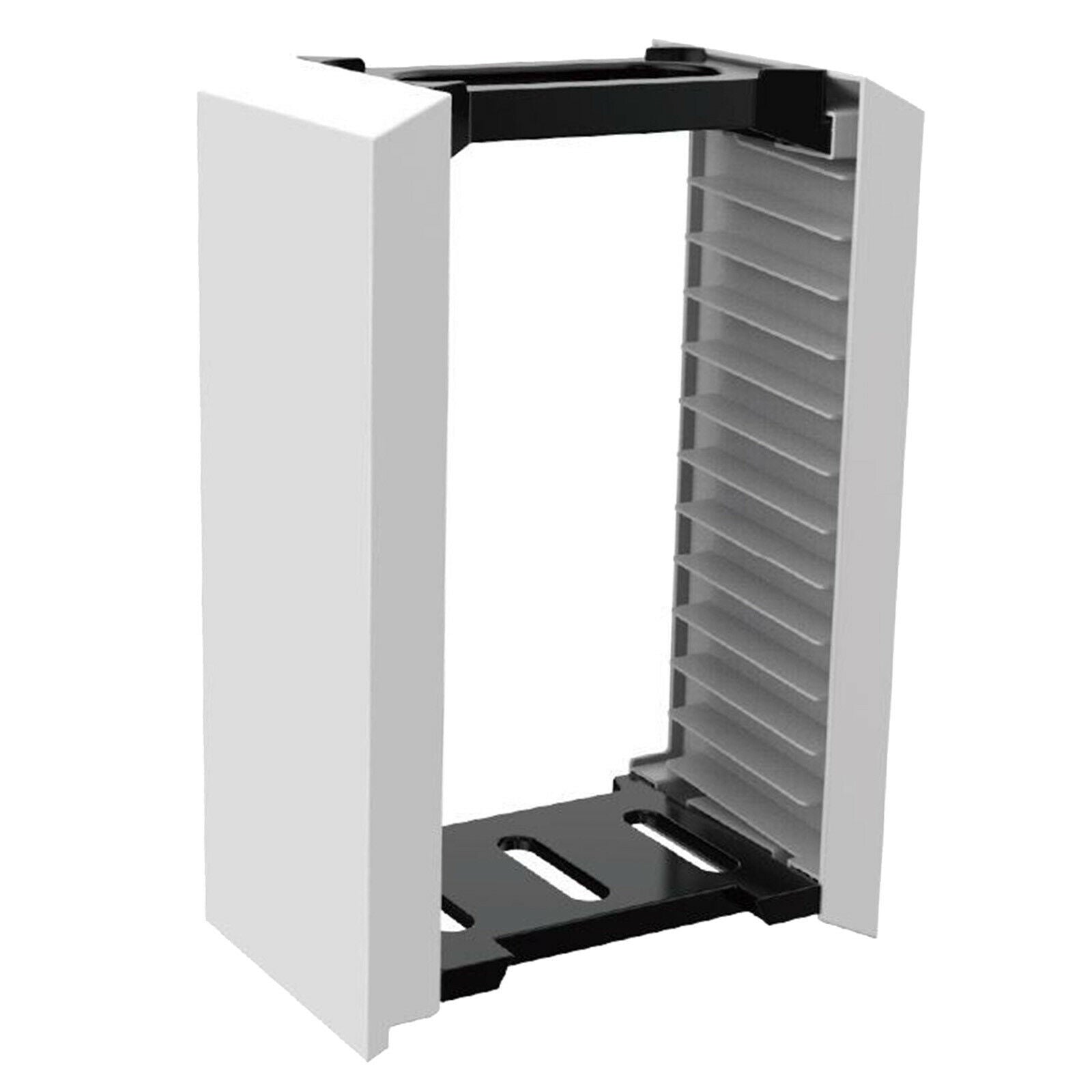 Durable 12 Games Disc Tower Box Organizer Stand Storage Holder for PS5