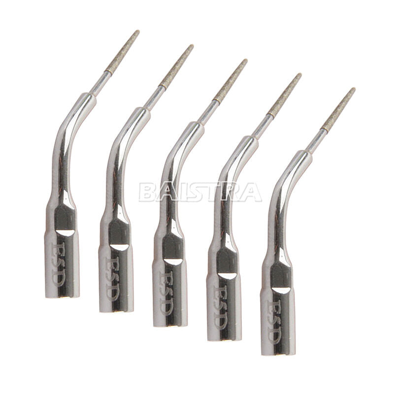 5 X Dental Endo Diamond Tip E5D fit Woodpecker EMS Ultrasonic Scaler Handpiece