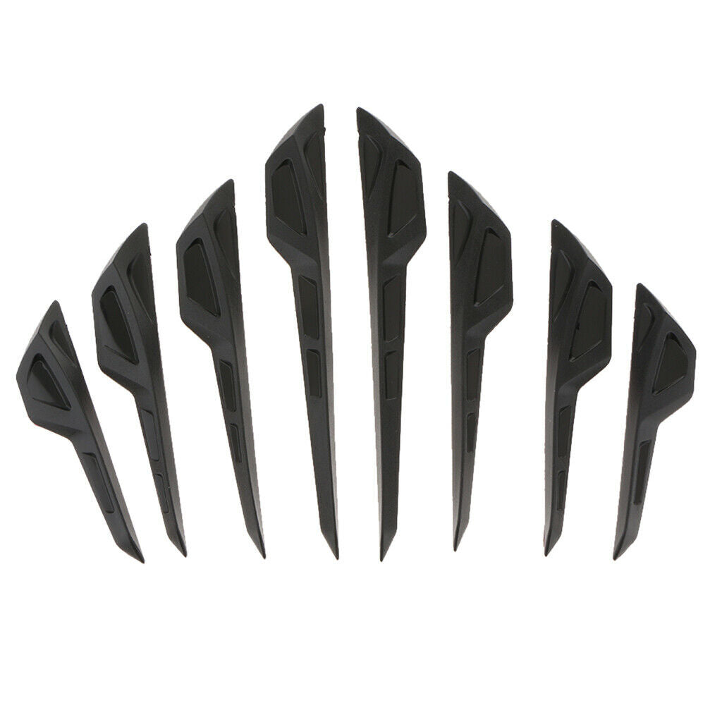 1Set / 8Pcs General Fit Auto Car Front Bumper Lip Splitter Fins