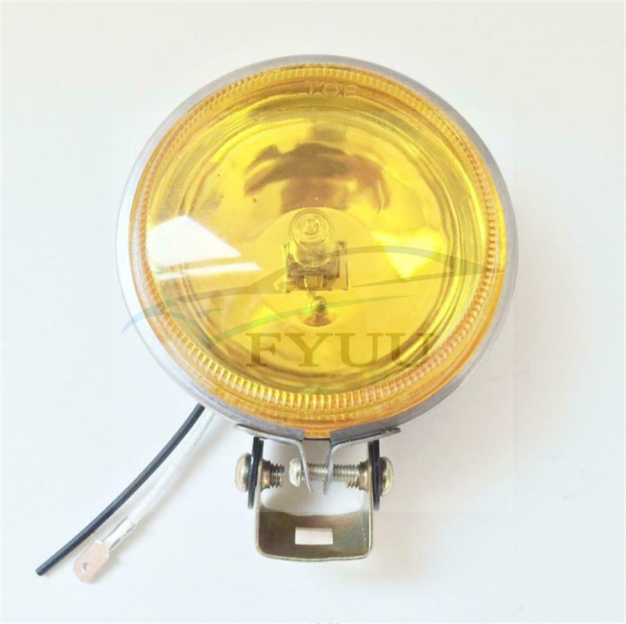 1PC 3 Inch Work Lamp 55W DRL Round Car Fog Lamp Daytime Running Light Yellow 12V