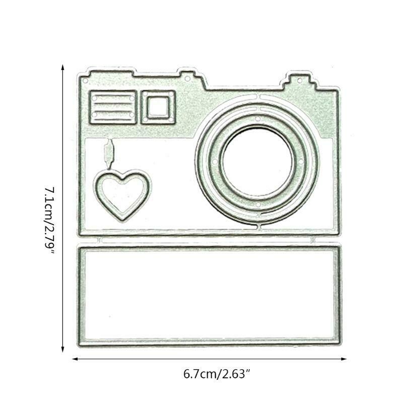 Camera Metal Cutting Dies Stencil DIY Scrapbooking Album Paper Card Template