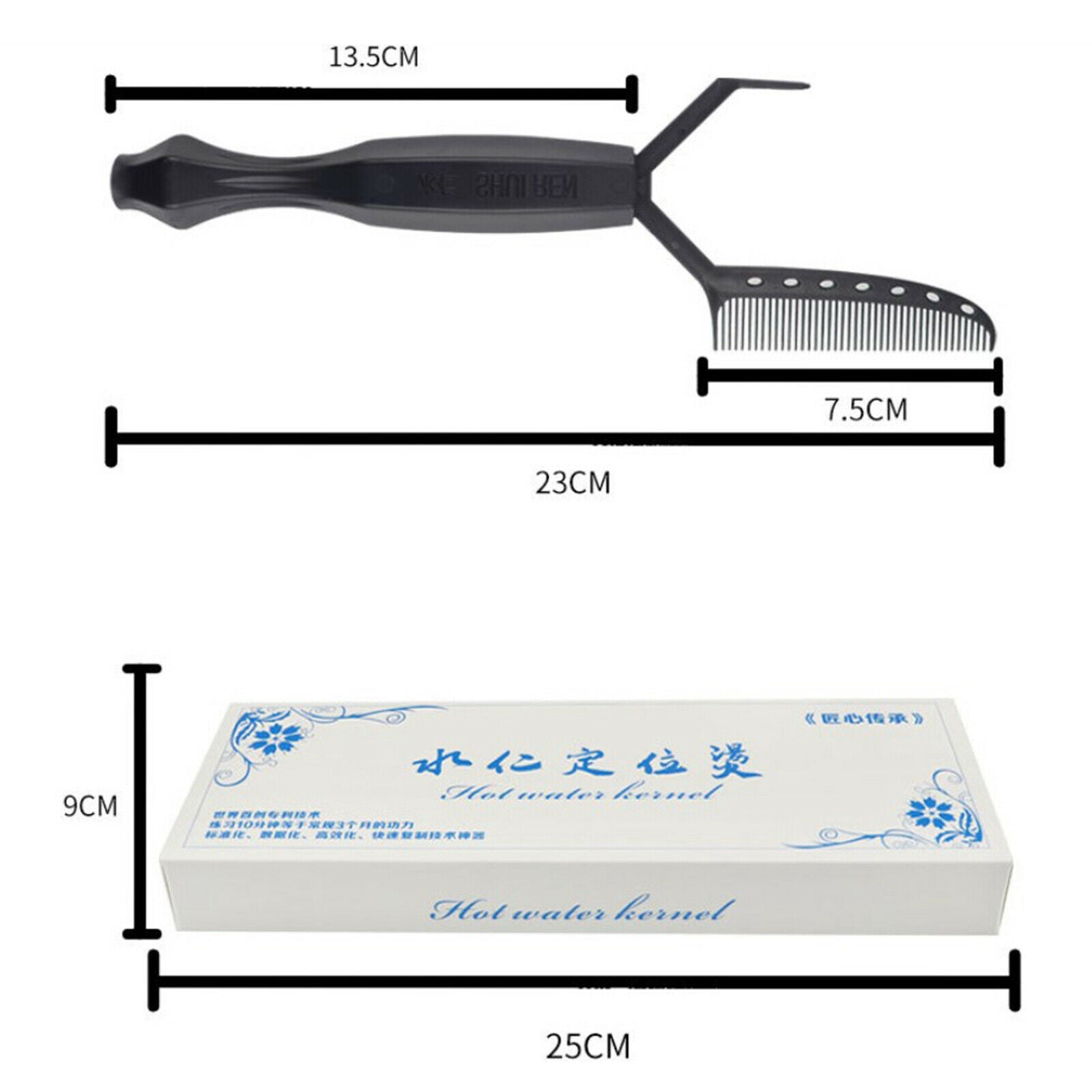 Professional Hair Dyeing Coloring Positioning Perm Comb Positioning Ironing