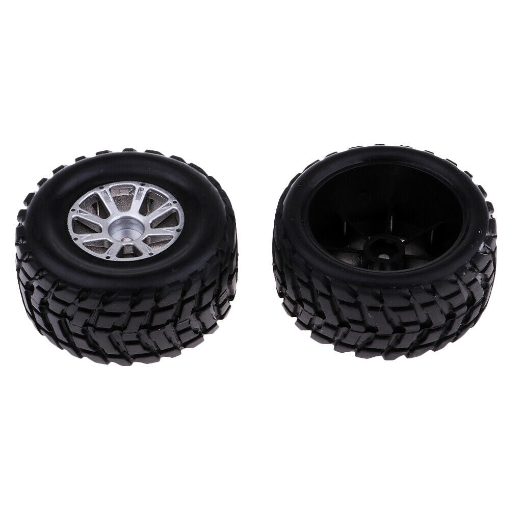 1/18th RC Crawlers Right Rubber Tire Tyres 2x A969-02 for Wltoys A969 Parts