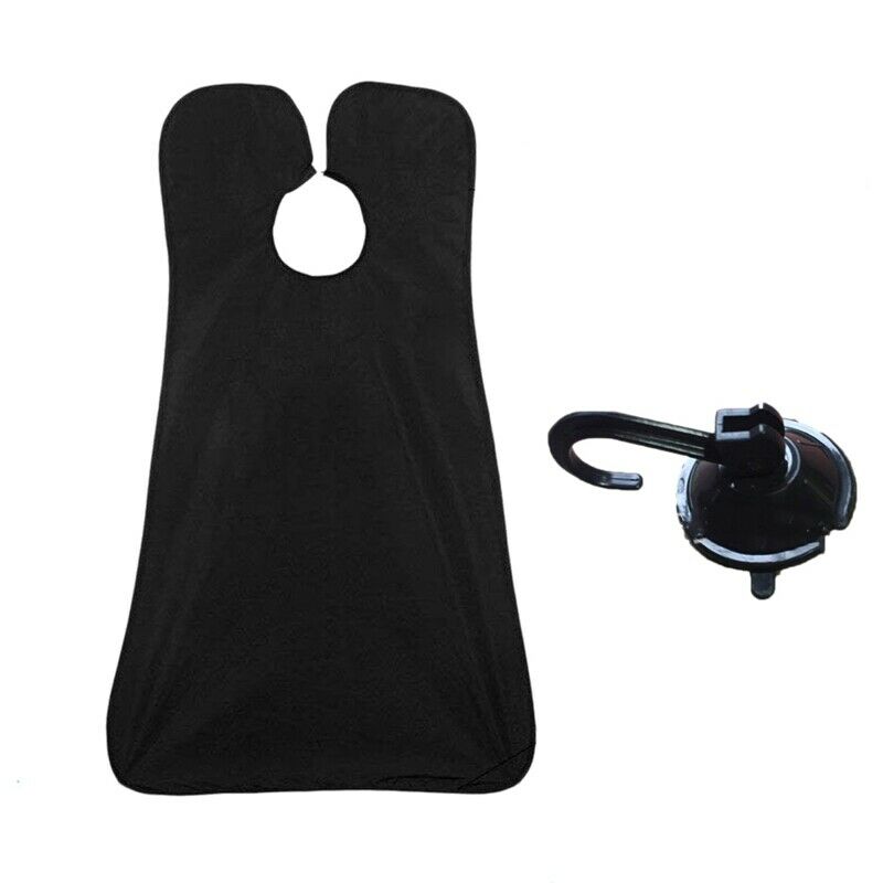 Beard Apron Clippings Catcher Apron Beard Catcher for Shaving Non-Stick BearV9T7