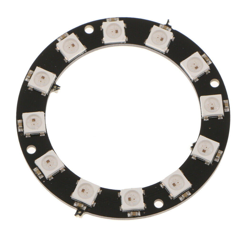 12Bit WS2812 5050 RGB Full-Color LED Driver Light Ring Development Board
