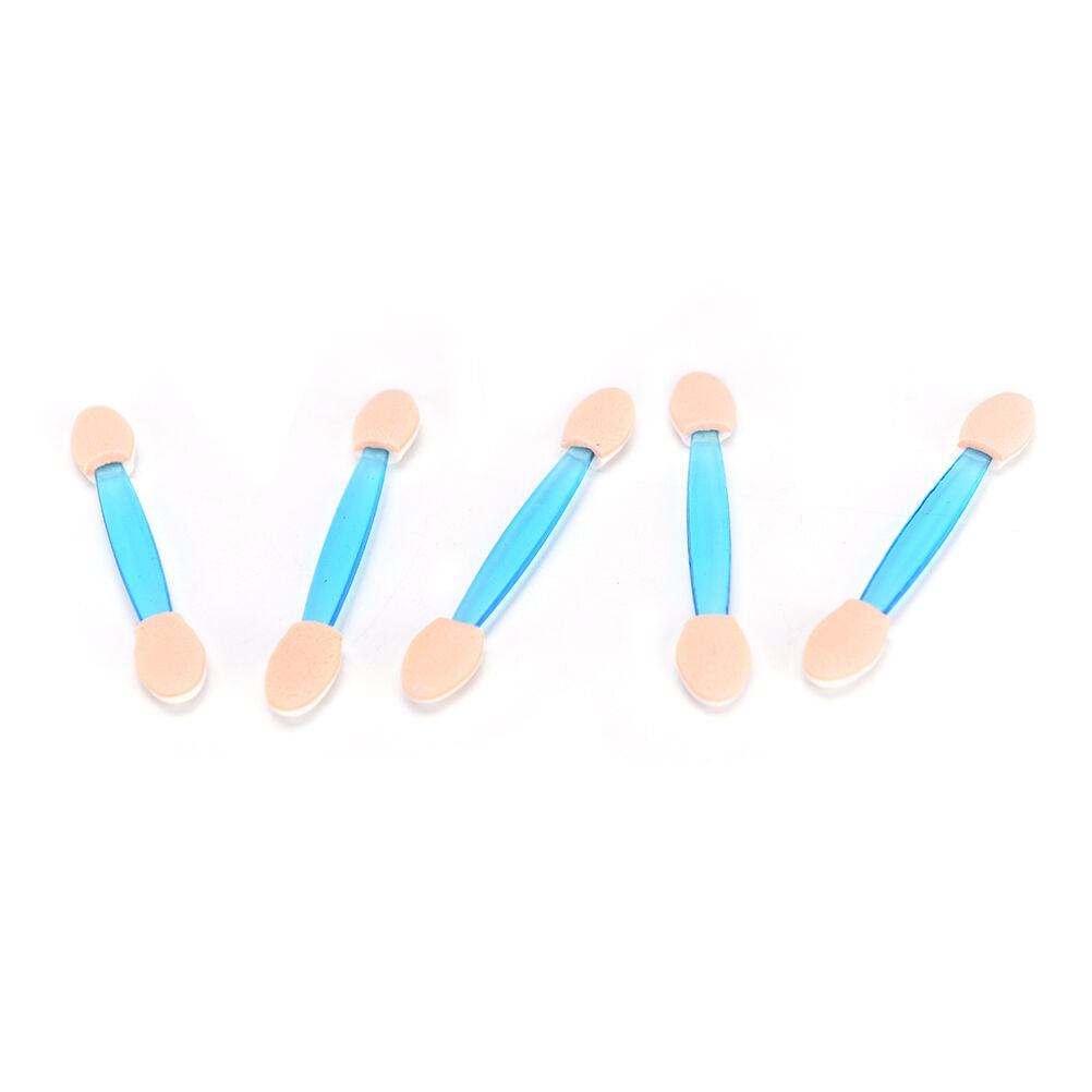 10 Pcs Double End Sponge Eye Shadow Brush Applicators Disposable Makeup Tool _DD