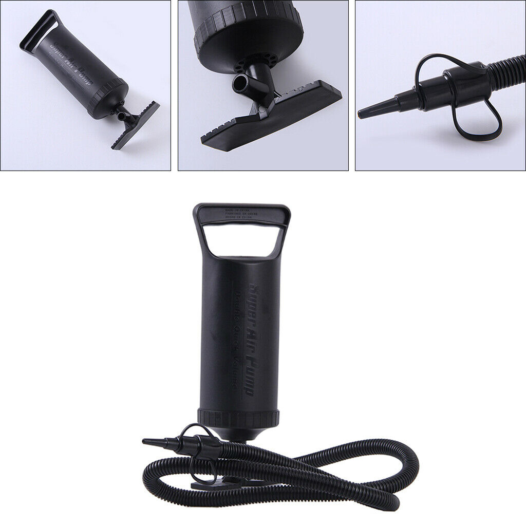 Hand Air Pump Swimming Ring Outdoor Air Mattress Pumping Mini Inflators Black