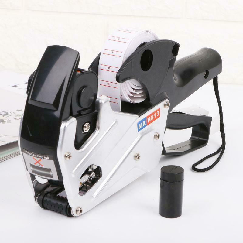 MX-H813 A-line 8 Digits Price Tag Gun Labeler Labeller Label Paper For Retail +