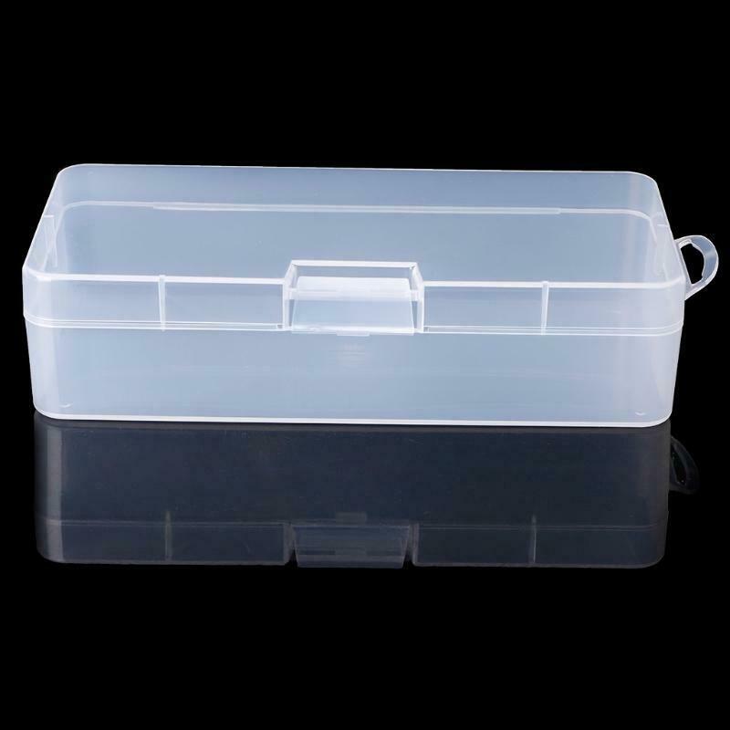 Rectangular Plastic Clear Storage Box Jewelry Parts Container Case Organizer