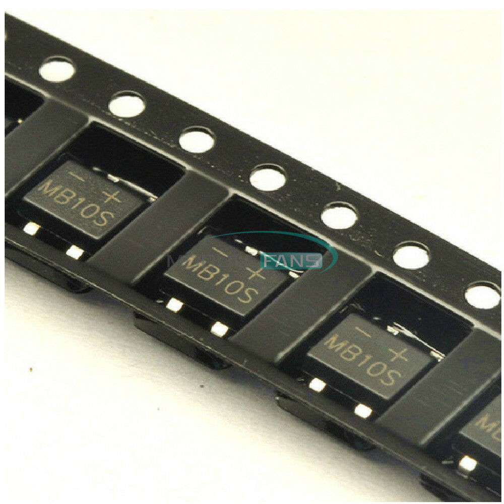 50PCS MB10S 1000V/0.5A SOP-4 4PQH High Quality