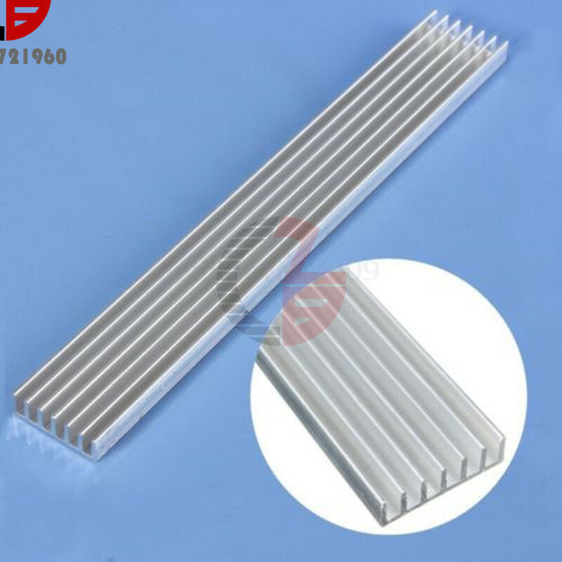 5PCS 150x20x6mm Long Heatsink Aluminum Heat Sink for LED Power Amplifier PCB