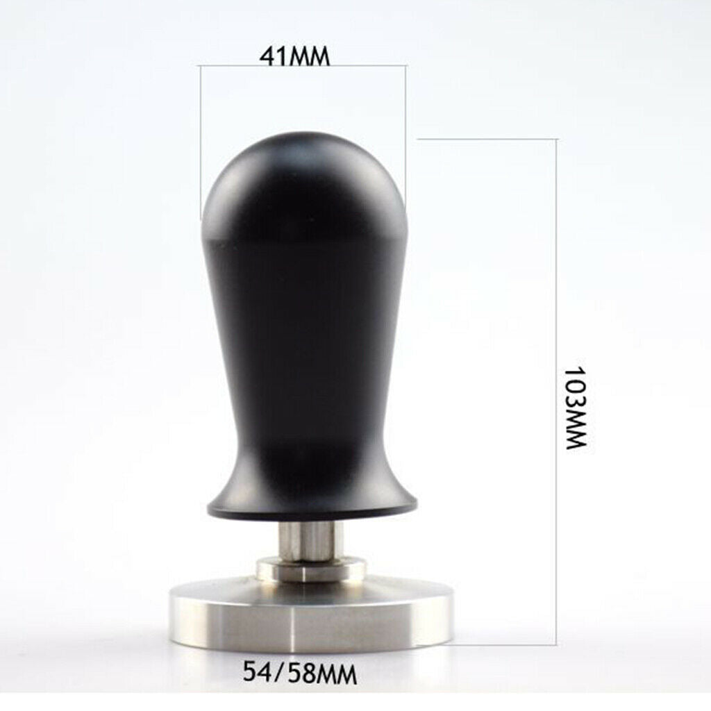 Stainless Steel Espresso Coffee Bean Tamper Hammer Press Tool #1 54MM