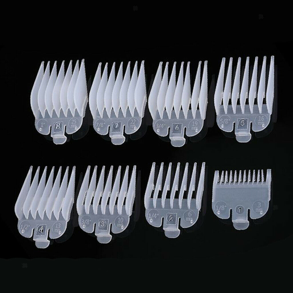 1 Set Professional Hair Trimmer/Clipper Coded Cutting Guide Combs Set Great for