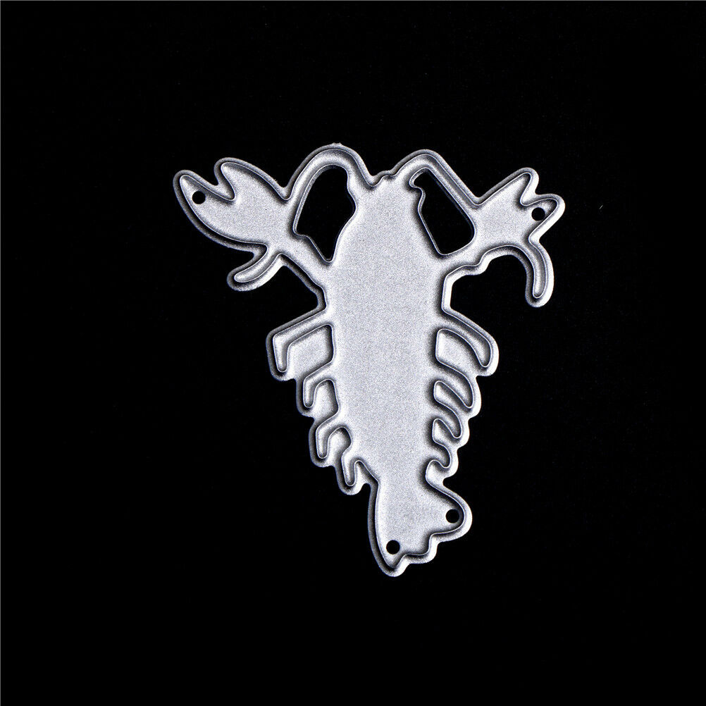 3Pcs Crab Shrimp Seahorse scrapbooking photo album Metal Stencil cutting .l8