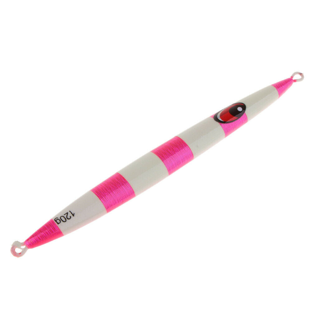 Heavy Fishing Lure Metal Bait Casting Lure Deep Spoon Bass Jig Pink