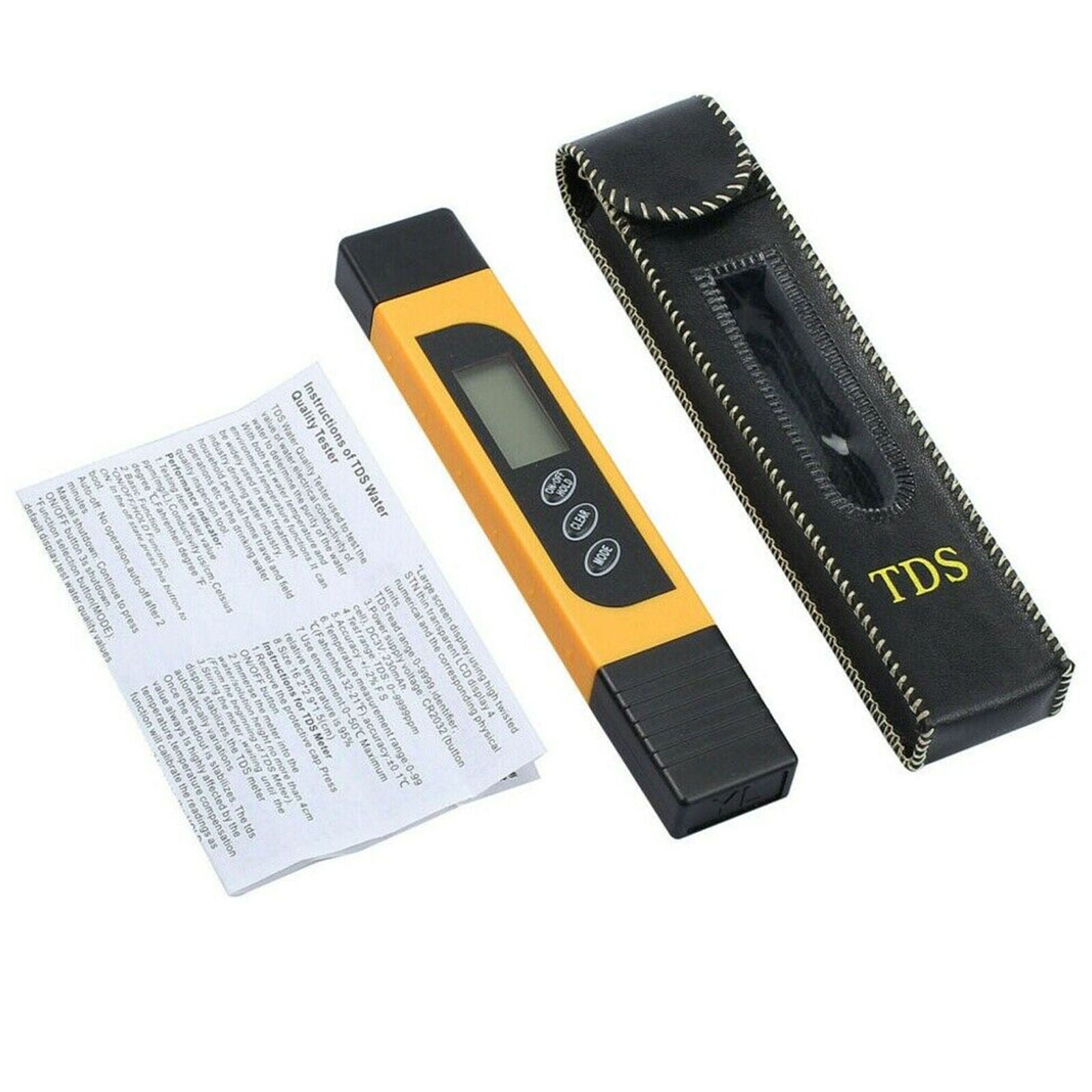 Digital TDS EC Water Quality Tester Purity Meter TEMP PPM Test Filter Pen 3 in 1