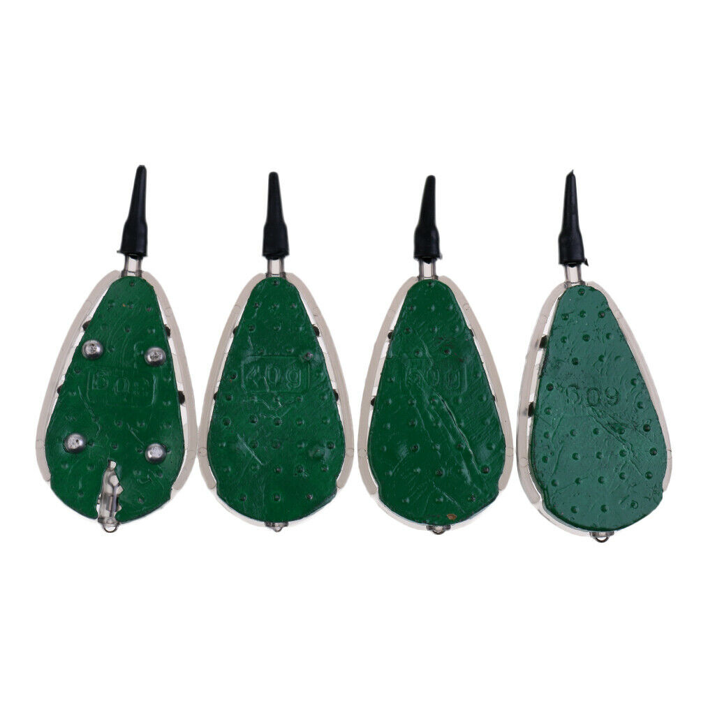 Fishing Inline Method Feeders Set 30g 40g 50g 60g Fishing Baits Cage & Mould
