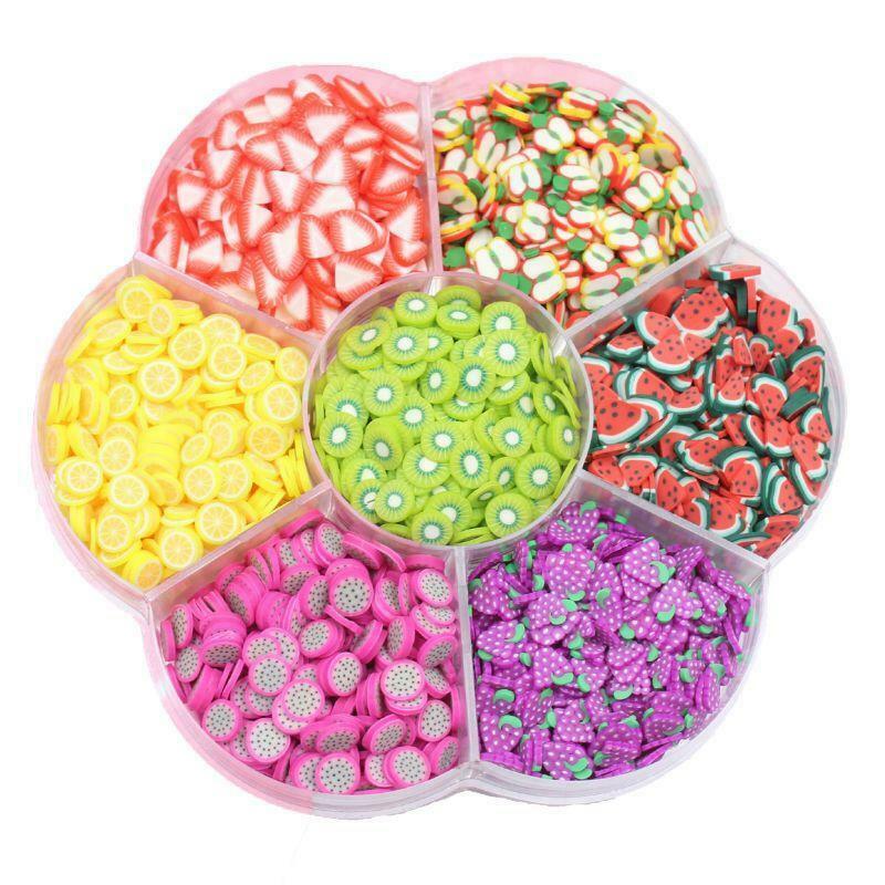 Assorted Fruit Slices 90g Wheel - Slime Supplies/Slime Acessories/Slime Add ins