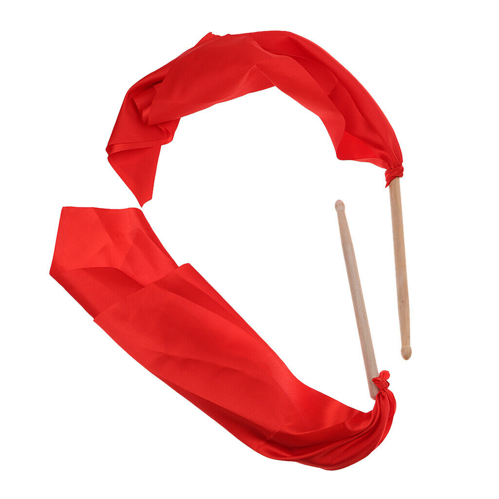 1 Pair Wood Drum Stick with Square Towel